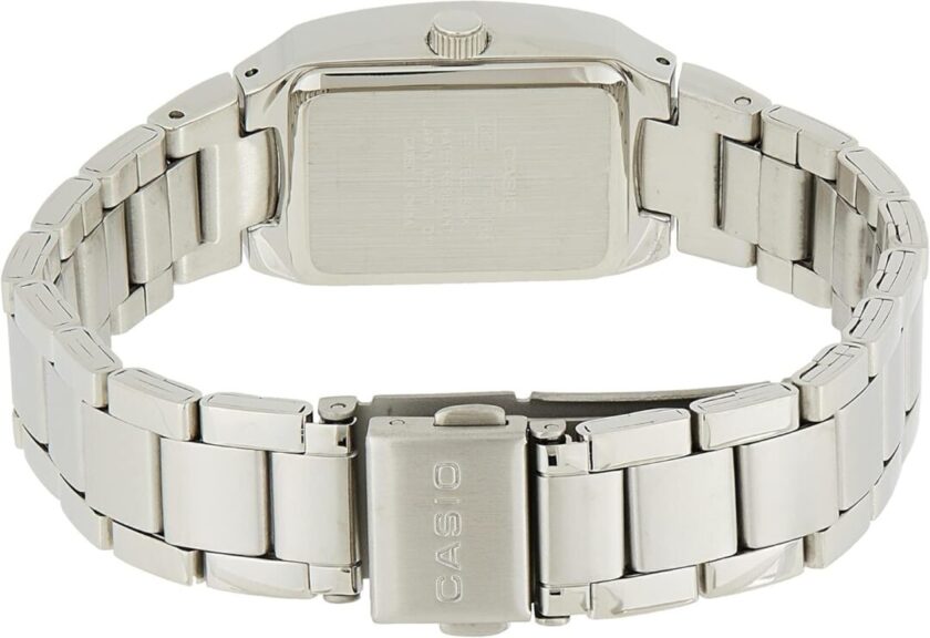 aiwatch_LTP-1165A-4CDF - Montre CASIO Femme - LTP-1165A-4CDF - Bracelet Gris En Acier Inoxydable - Résistante à l'eau - 12 Mois De Garantie