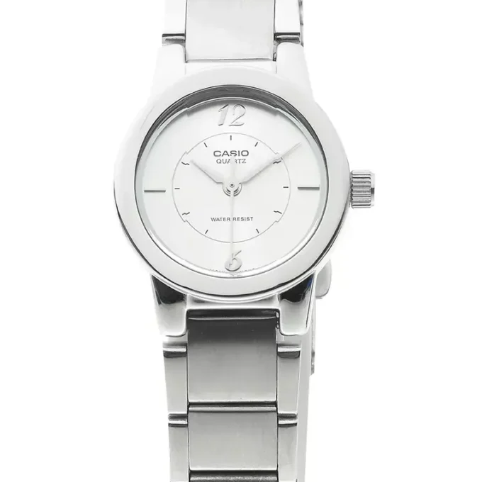 Casio Enticer Montre Pour Femme Avec Cadran Argenté Analogique Pour Femme - LTP-1230D-7CDF