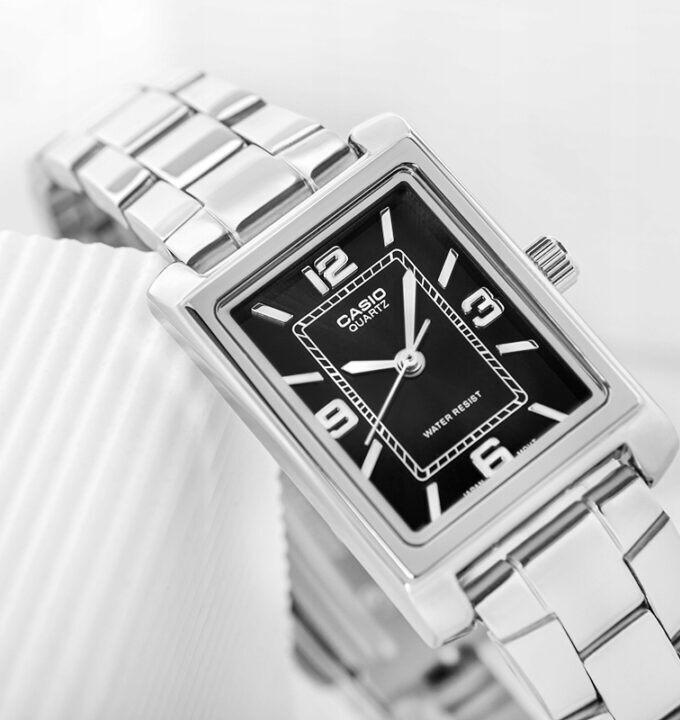 aiwatch_LTP-1234DD-1ADF - Montre Classique - Casio - Femme - Design Élégant, Bracelet Acier Inoxydable, Résistance à lEau, Mouvement Quartz - Acier - Argent - Référence LTP-1234DD-1ADF