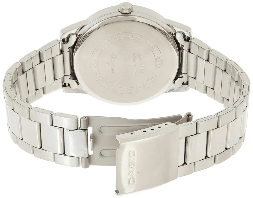 aiwatch_LTP-1303D-1AVDF - Montre CASIO Femme - Bracelet Gris En Acier Inoxydable - Résistante à l'eau - 12 Mois De Garantie - LTP-1303D-1AVDF