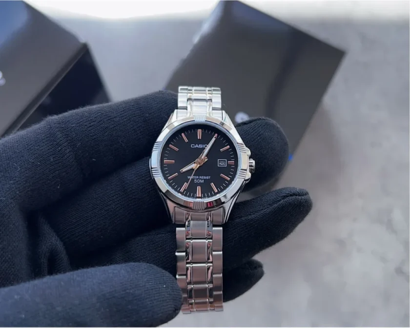 aiwatch_LTP-1308D-1A2VDF - Montre Femme Casio - LTP-1308D-1A2VDF - Bracelet en acier inoxydable - Affichage analogique - Résistant à l'eau