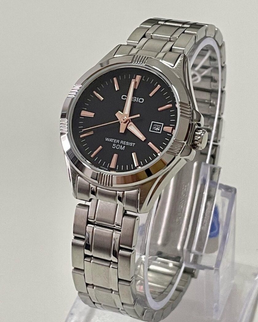 aiwatch_LTP-1308D-1A2VDF - Montre Femme Casio - LTP-1308D-1A2VDF - Bracelet en acier inoxydable - Affichage analogique - Résistant à l'eau