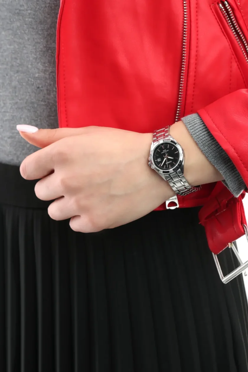 aiwatch_LTP-1308D-1A2VDF - Montre Femme Casio - LTP-1308D-1A2VDF - Bracelet en acier inoxydable - Affichage analogique - Résistant à l'eau