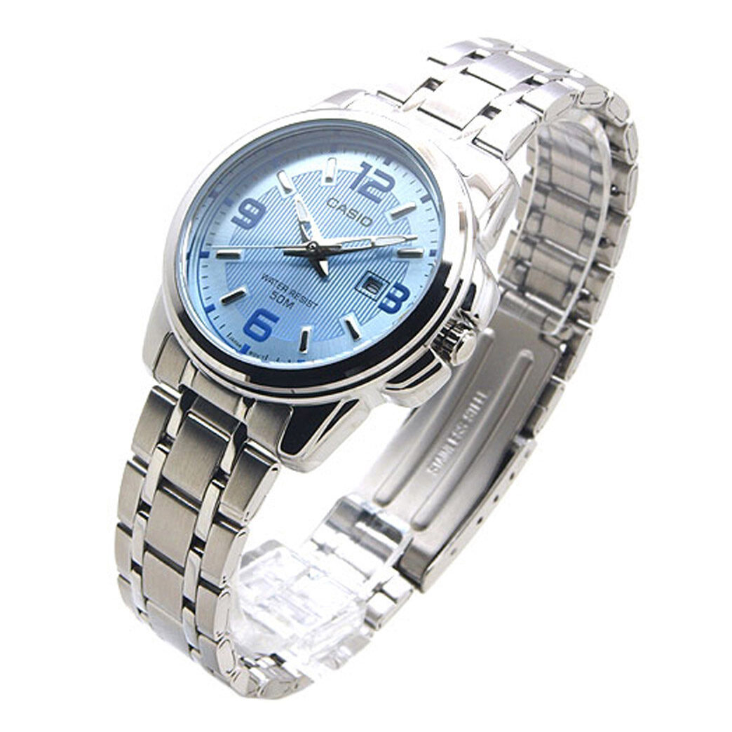 aiwatch_LTP-1314D-2AVDF - Montre-Bracelet Femme Casio Collection - Bracelet Gris En Acier Inoxydable - Ltp-1314D-2Avdf