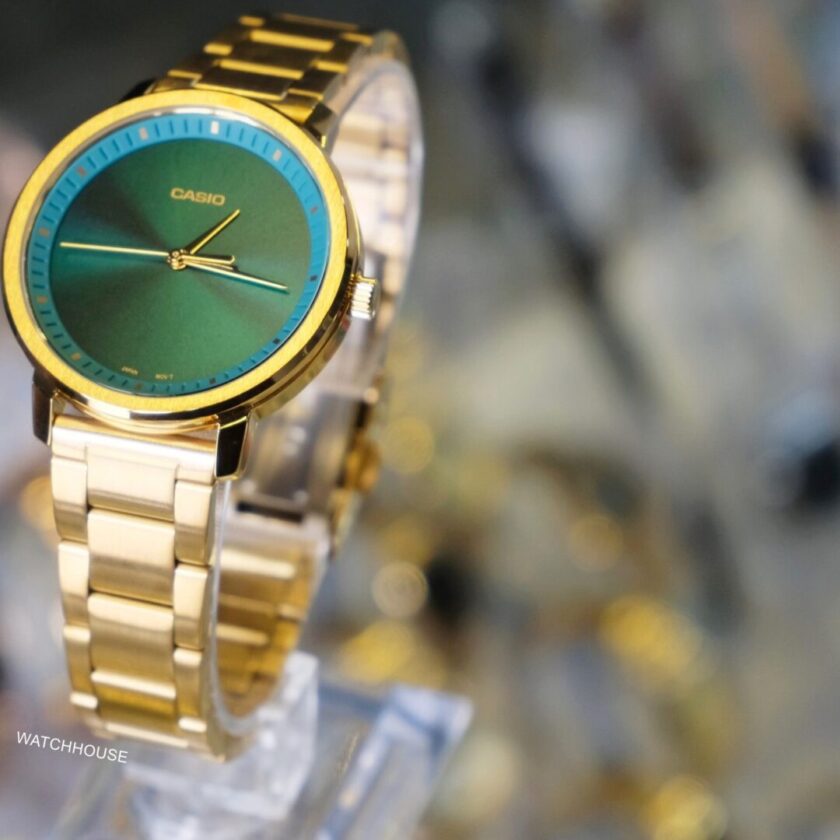 aiwatch_LTP-B115G-3EVDF - Montre-Bracelet Femme Casio Collection LTP-B115G-3EVDF - Bracelet Dorée En Acier Inoxydable - Résistante à l'Eau