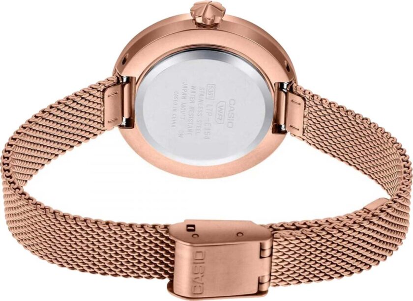 aiwatch_LTP-E154MPG-4ADF - Montre Femme Casio Collection - Bracelet Acier inoxydable - LTP-E154MPG-4ADF