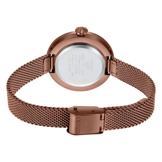aiwatch_LTP-E154MR-1ADF - Casio Montre Femme LTP-E154MR-1ADF - Bracelet en Acier Inoxydable - Or Rosé