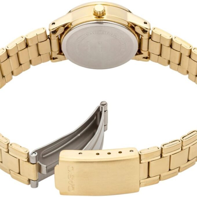 Montre-Bracelet Femme - Casio Collection LTP-V002G-7B2UDF - Bracelet Dorée En Acier Inoxydable
