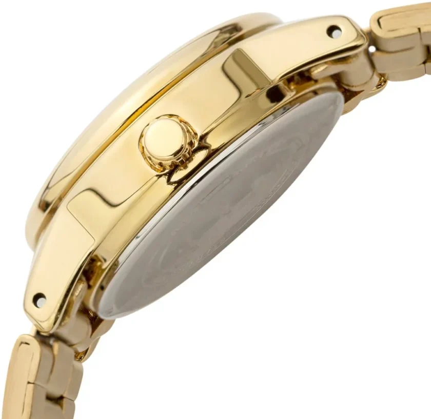 aiwatch_LTP-V002G-7BUDF - Montre CASIO Femme - Bracelet DoRée En Acier Inoxydable - Cadran Blanc - 12 Mois De Garantie - LTP-V002G-7BUDF