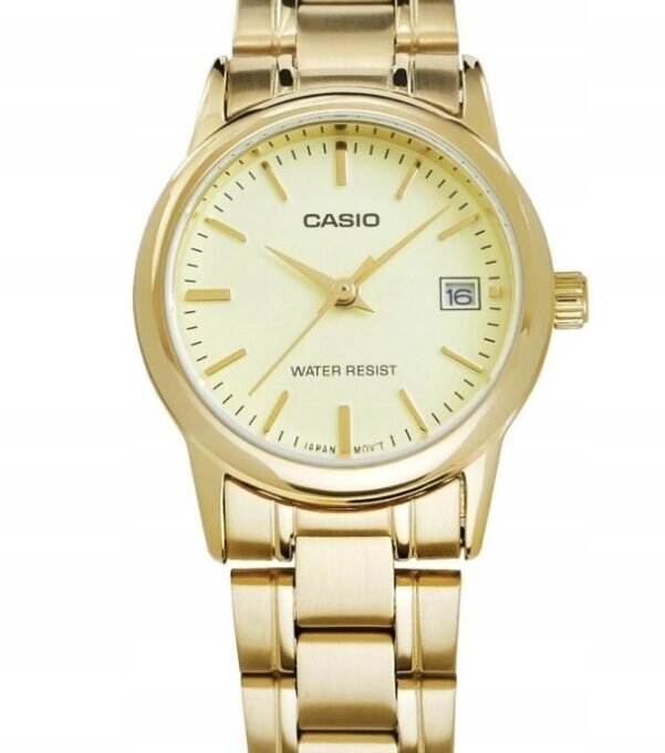 aiwatch_LTP-V002G-9AUDF - Montre Femme Casio - LTP-V002G-9AUDF - Bracelet en acier inoxydable Or - Affichage analogique - Résistant à l'eau