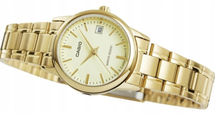 aiwatch_LTP-V002G-9AUDF - Montre Femme Casio - LTP-V002G-9AUDF - Bracelet en acier inoxydable Or - Affichage analogique - Résistant à l'eau