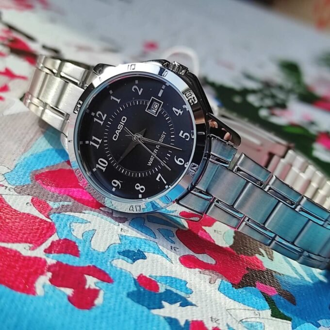 Montre Femme Casio - LTP-V004D-1BUDF - bracelet en acier inoxydable - Résistant à l'eau