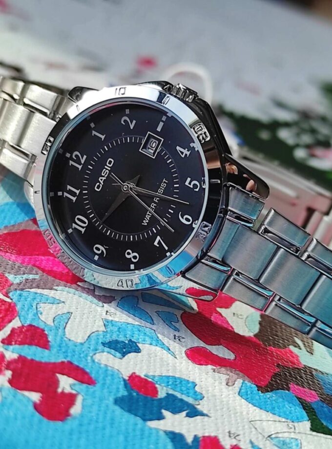 Montre Femme Casio - LTP-V004D-1BUDF - bracelet en acier inoxydable - Résistant à l'eau