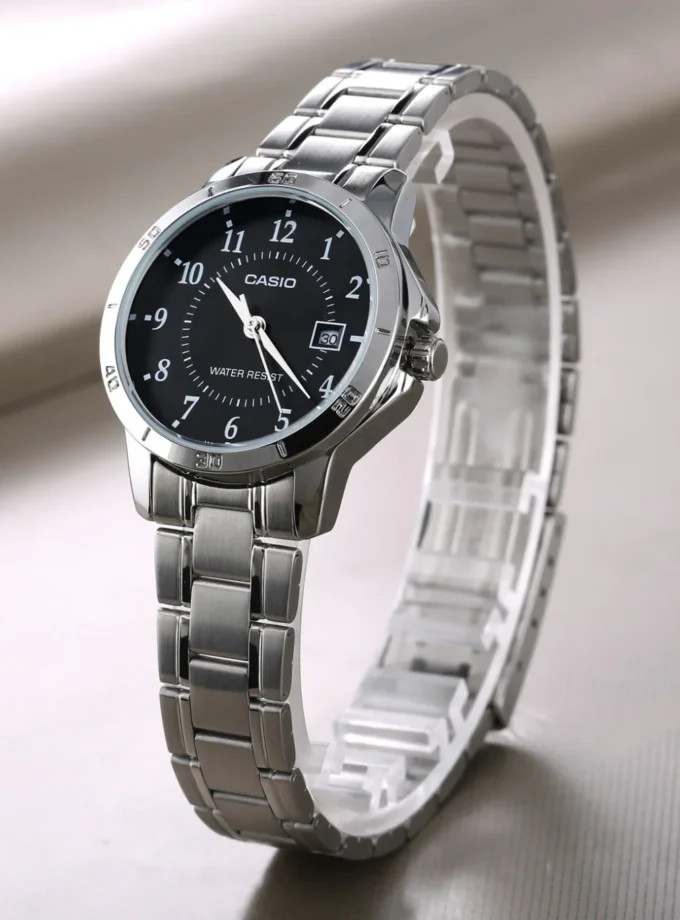 Montre Femme Casio - LTP-V004D-1BUDF - bracelet en acier inoxydable - Résistant à l'eau