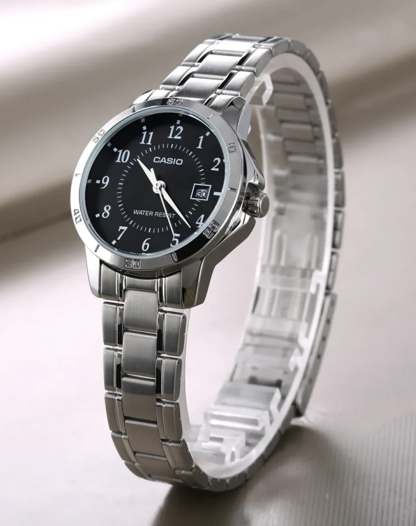 aiwatch_LTP-V004D-1BUDF - Montre Femme Casio - LTP-V004D-1BUDF - bracelet en acier inoxydable - Résistant à l'eau