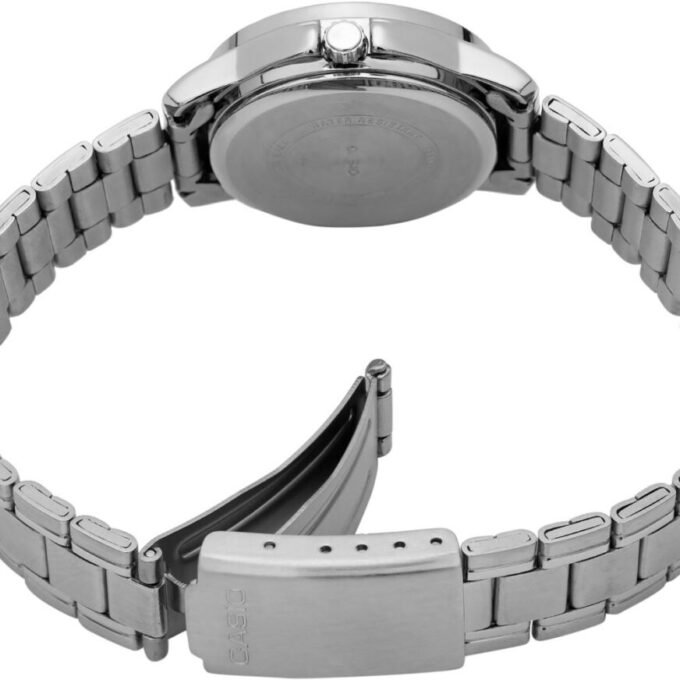 aiwatch_LTP-V004D-7B2UDF - Montre Homme Casio - LTP-V004D-7B2UDF - Bracelet en acier inoxydable gris - Affichage analogique - Verre minéral