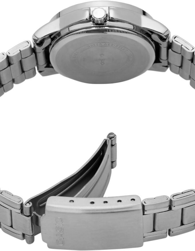 aiwatch_LTP-V004D-7B2UDF - Montre Homme Casio - LTP-V004D-7B2UDF - Bracelet en acier inoxydable gris - Affichage analogique - Verre minéral