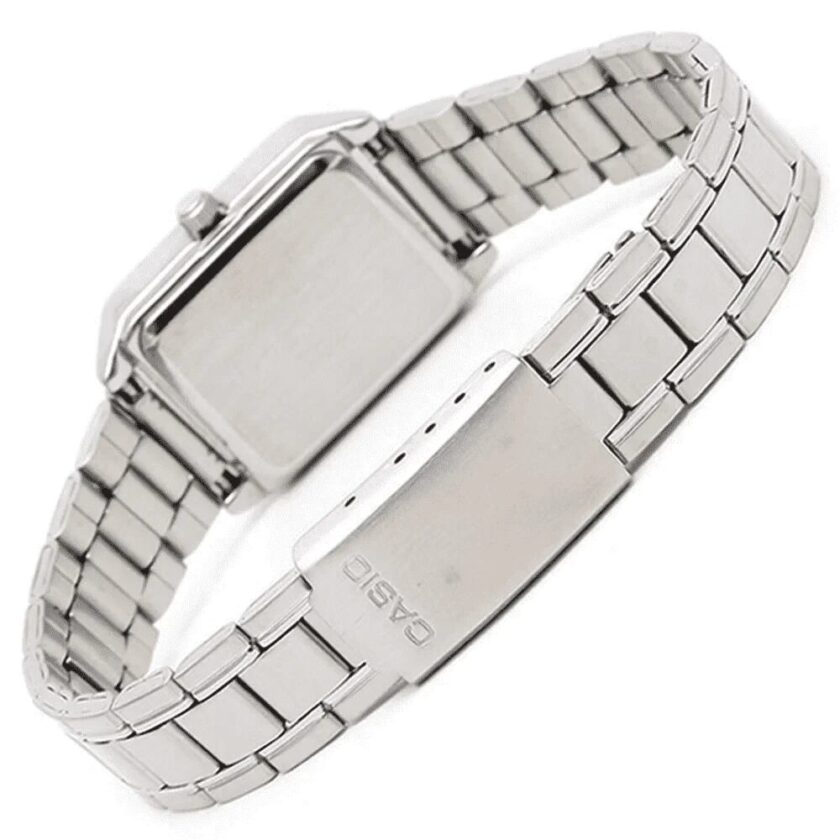 aiwatch_LTP-V007D-2EUDF - Montre Casio Femme - Bracelet Gris En Acier Inoxydable - Résistante À L'Eau - 12 Mois De Garantie - Ltp-V007D-2Eudf