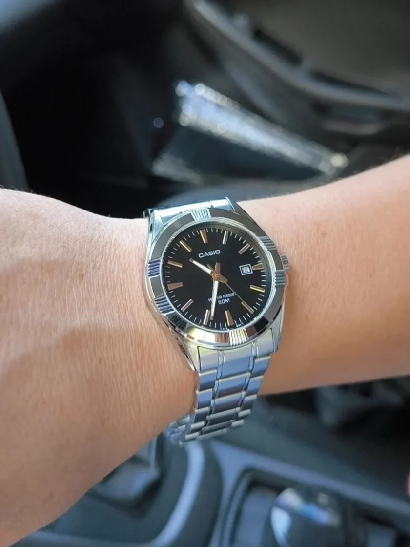 aiwatch_MTP-1308D-1A2VDF - Casio Montre Homme - MTP-1308D-1A2VDF - Bracelet en acier inoxydable - Résistant à l'eau