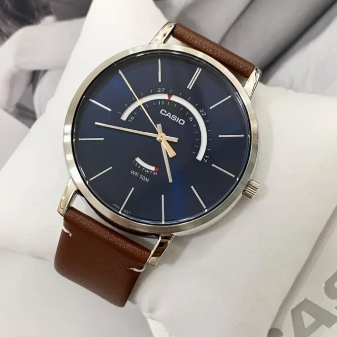 aiwatch_MTP-B105L-2AVDF - Casio MTP-B105L-2AVDF - Montre Homme au Design Sophistiqué avec Index Luminescents