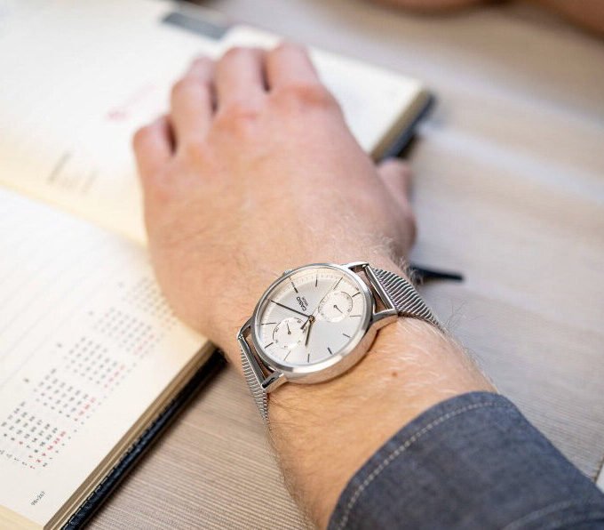 Montre Homme Casio - MTP-B310M-7AVDF - Bracelet en acier inoxydable argent - Verre minéral - Affichage analogique