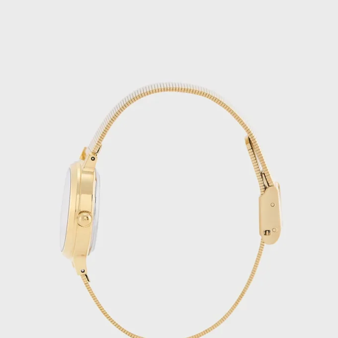 Montre femme Casio LTP-B170G-9BVDF – Acier inoxydable, plaqué or ionique, étanche 50m, bracelet réglable, verre minéral