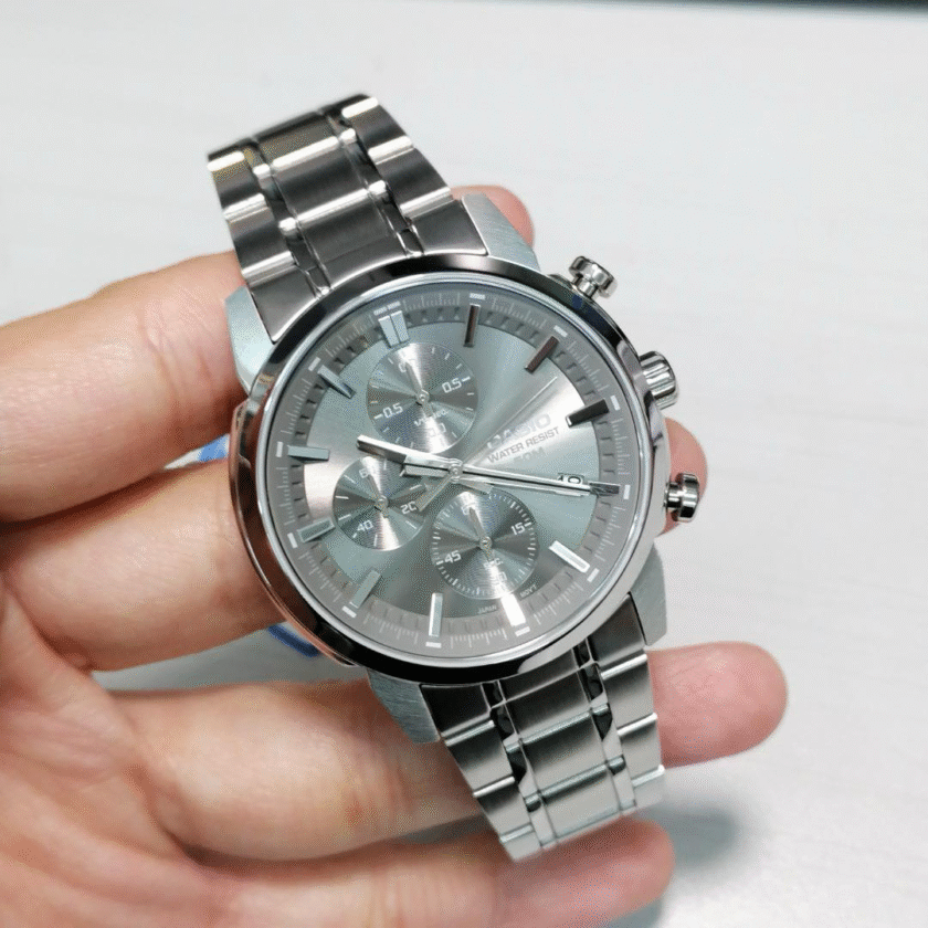 montre femme casio mtp e510d 8avdf bracelet en acier inoxydable affichage analogique résistant à l'eau