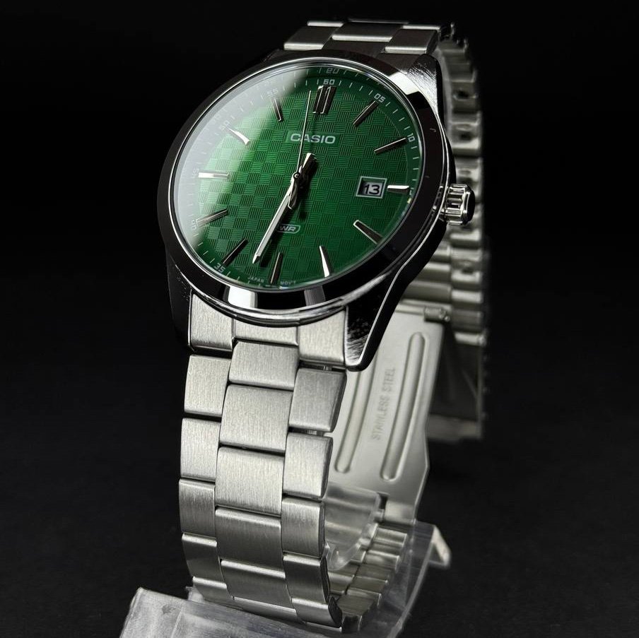 casio mtp vd03d 3a1udf montre Élégante pour homme avec bracelet en acier inoxydable