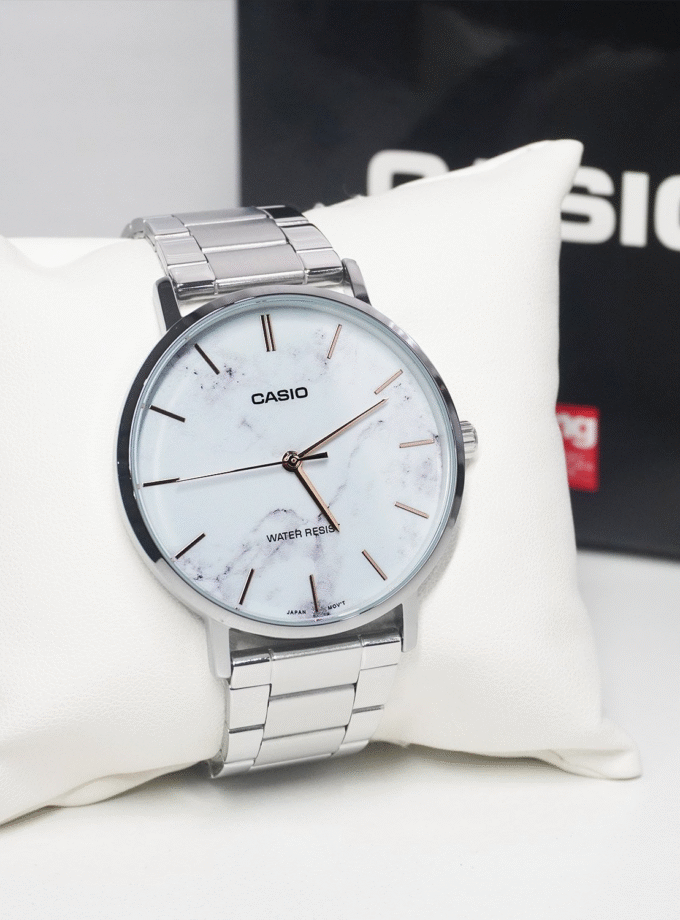 casio enticer hommes analogique cadran blanc hommes mtp vt01dm 7audf