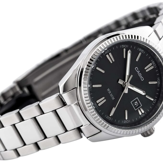 Montre Femme Casio - LTP-1302D-1A1VDF - Bracelet en Acier Inoxydable - Affichage analogique - Résistant à l'eau