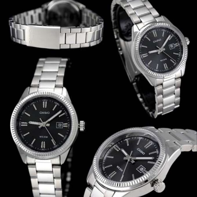 Montre Femme Casio - LTP-1302D-1A1VDF - Bracelet en Acier Inoxydable - Affichage analogique - Résistant à l'eau