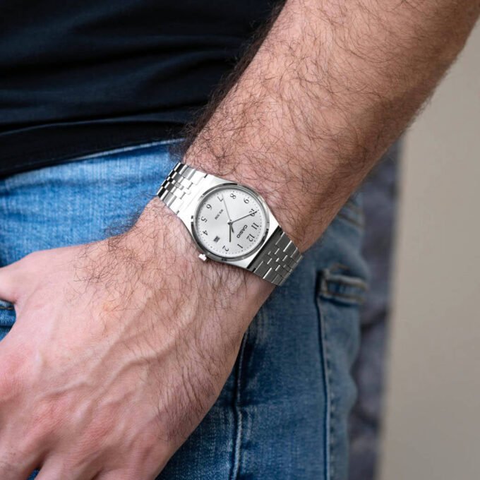 Montre Casio Homme Mixte - MTP-B145D-7BVDF - Quartz, Acier Inoxydable, Étanche 50m, Date, Verre Minéral - Bracelet Acier Argent Gris