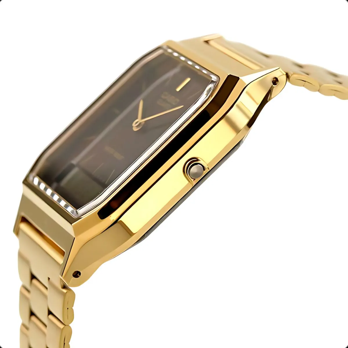 montre classique casio unisexe design vintage, bracelet métallique, résistance à leau, fonction chronographe acier inoxydable argenté aq 230ga 5amqydf