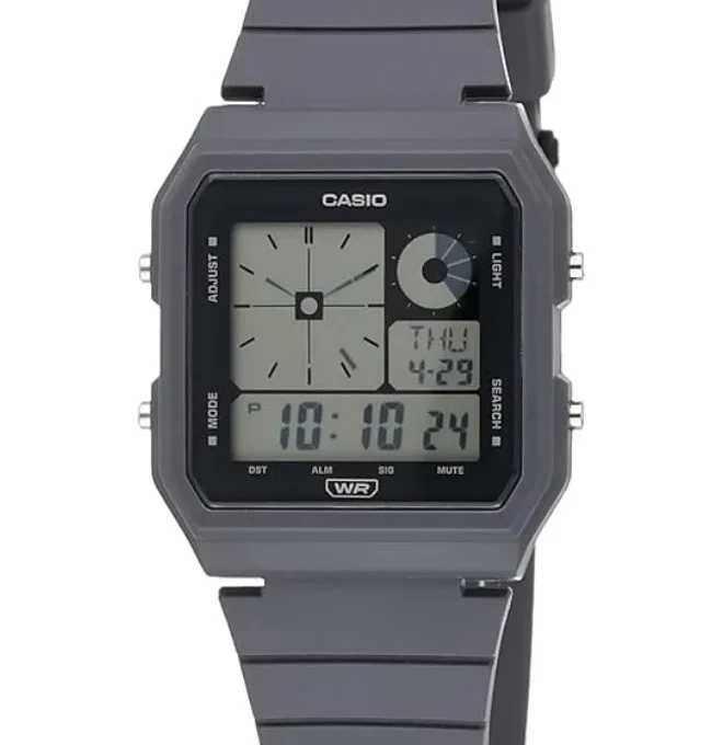 montre classique casio design Élégant, résistante, précise, confortable noir référence lf 20w 8a2df
