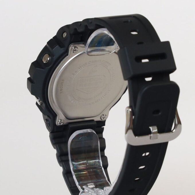 Montre Casio G-Shock Homme DW-6900WD-1DR – Résistante aux chocs, Étanche 200m, Chronomètre, Alarme – Résine – Noir – Référence DW-6900WD-1DR