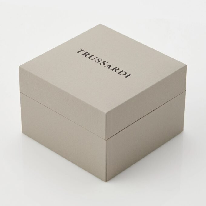 Montre Femme Trussardi T-Star 34 mm - Acier Argenté, Bracelet Métal Argent et Or Rose, Verre Minéral, Etanche 50 Mètres, Boucle Déployante, Garantie 2 Ans - R2453152511