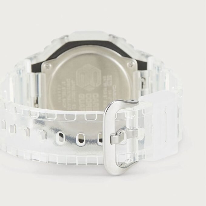 Montre Casio G-Shock GA-2100BM-7A8DR - Homme - Résistance aux chocs, Étanche 200m, Chronomètre, Heure mondiale - Résine/Carbone - Transparent argenté