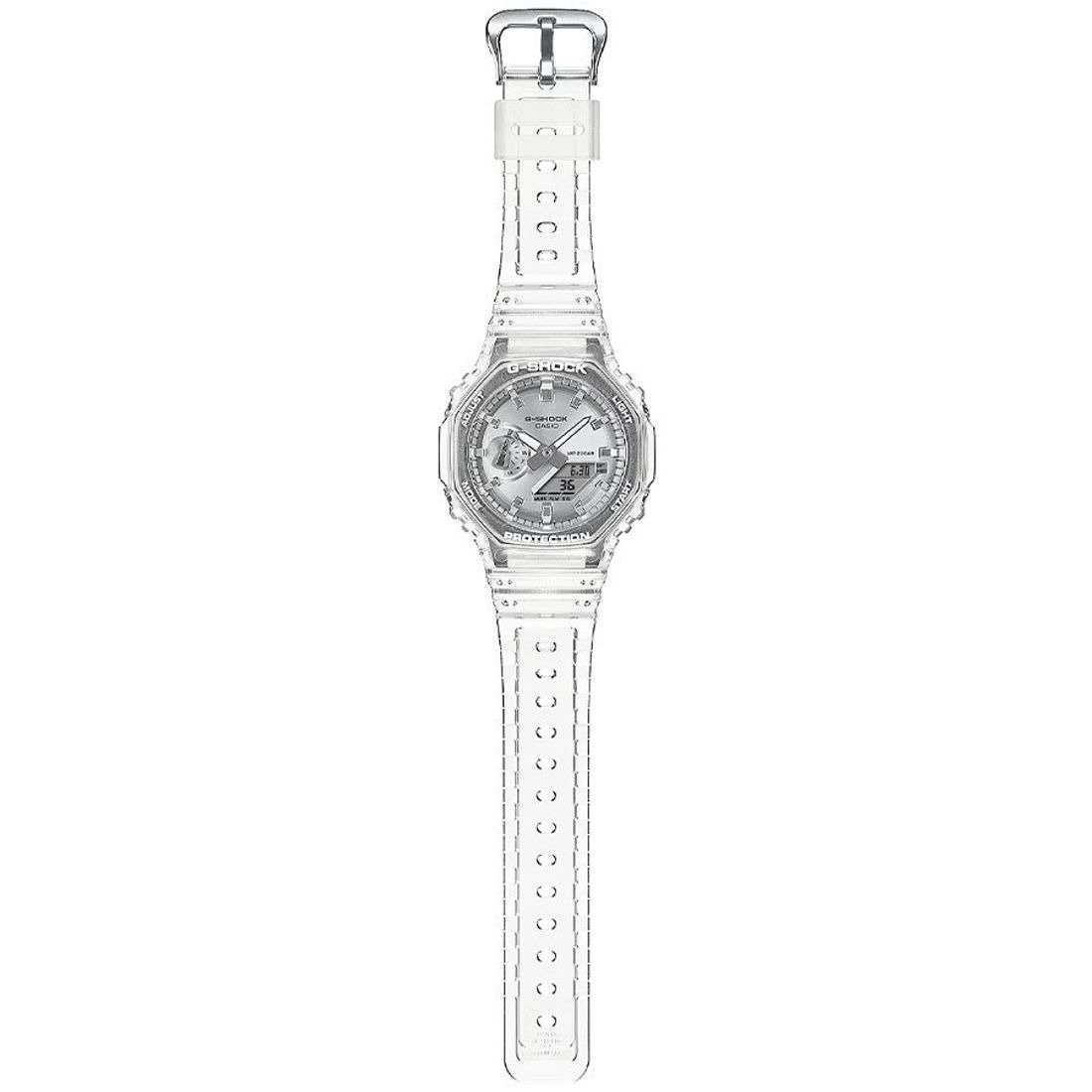 Montre-Casio-G-Shock-GA-2100BM-7A8DR-Homme-Resistance-aux-chocs-Etanche-200m-Chronometre-Heure-mondiale-ResineCarbone-Transparent-argente-GA-2100BM-7A8DR
