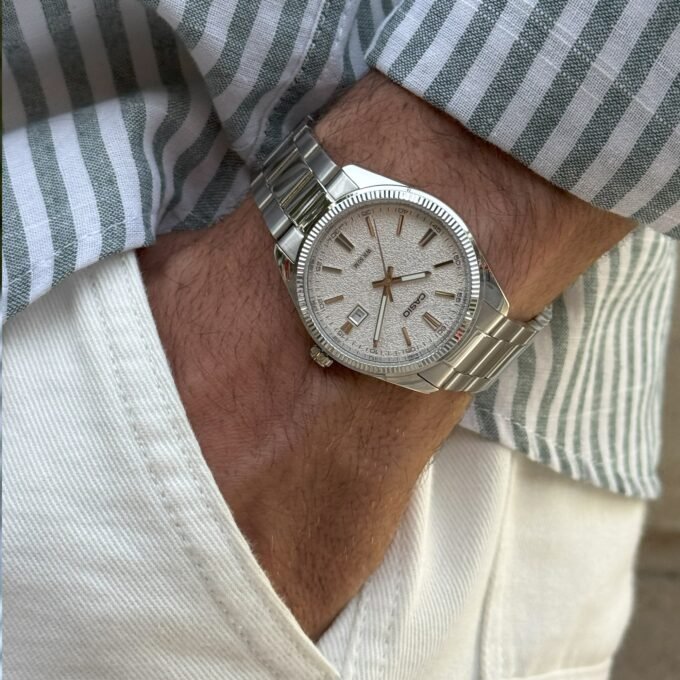 Montre Casio MTP-1302DA-7AVDF - Homme - Classique Quartz Précis, 50m Étanche, 3 Ans Pile, Date - Acier Inox - Argent - MTP-1302DA-7AVDF
