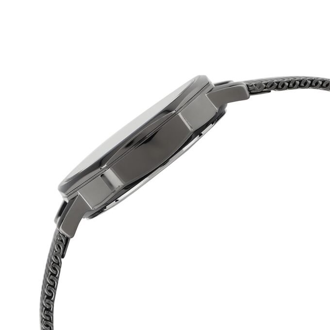 Montre Femme Casio Sheen - SHE-4554GYM-8AUDF - Bracelet en Maille Milanaise Noir - Affichage analogique - Résistant à l'eau - Verre Saphir