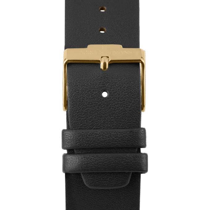 Montre Jacques Lemans 1-2030.1D - Élégante Montre à Quartz pour Hommes avec Cadran Noir et Bracelet en Cuir
