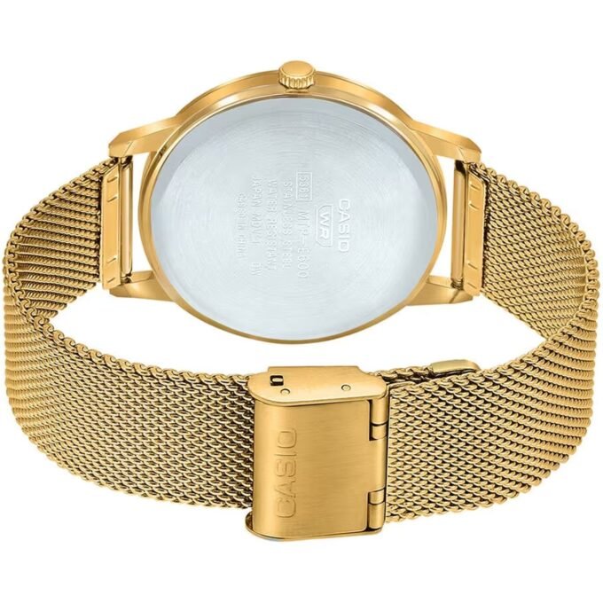 Montre Homme Casio - MTP-B135MG-7AVDF - Bracelet en Acier inoxydable Or - Affichage analogique - Résistant à l'eau