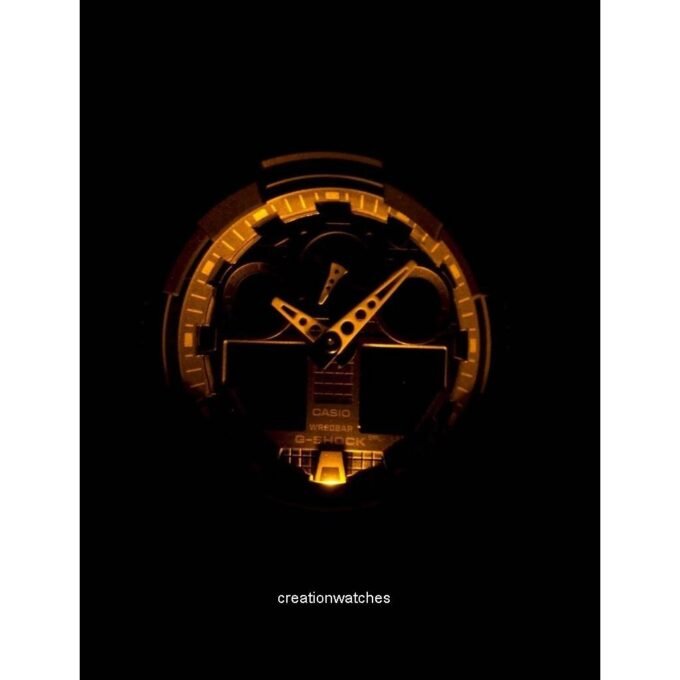 Montre Homme Casio G-Shock -GA-100-1A1DR - Montre Analogique-Numérique - Résistant à l'eau