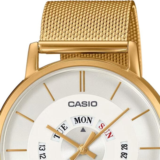 Montre Homme Casio - MTP-B135MG-7AVDF - Bracelet en Acier inoxydable Or - Affichage analogique - Résistant à l'eau