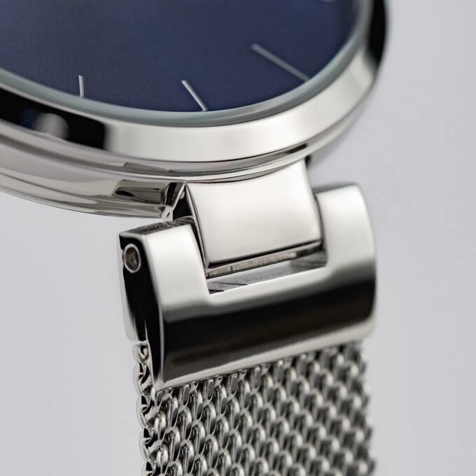 Jacques Lemans 1-2110C - Montre en Acier Inoxydable avec Bracelet en Cuir Noir