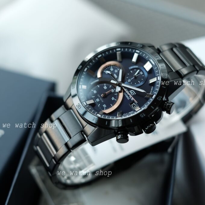 Montre Casio Edifice - EFR-571DC-2AVUDF - Bracelet en acier inoxydable noir - Chronographe - Résistant à l'eau