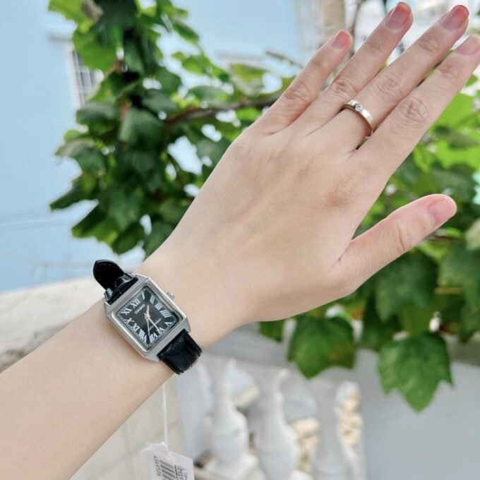 Casio Montre Femme LTP-V007L-1BUDF - Bracelet en Cuir - Noir