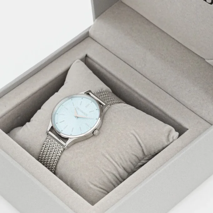 Montre Femme Trussardi T-star 34mm - Acier Argent, Bracelet Métal, Verre Minéral, Etanche 5 ATM, Garantie 2 ans – Réf R2453152515