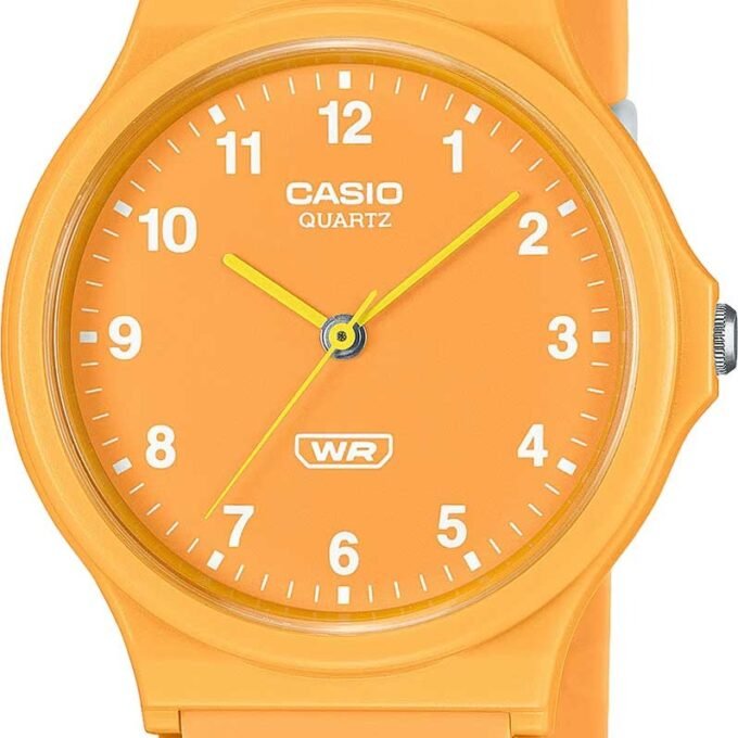 Montre analogique homme Casio MQ-24B-9BDF – Résine biosourcée, Étanche, Précision ±20s/mois, Bracelet 145-205mm, Verre résine, 3 ans batterie – Noir