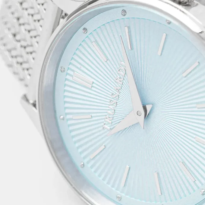 Montre Femme Trussardi T-star 34mm - Acier Argent, Bracelet Métal, Verre Minéral, Etanche 5 ATM, Garantie 2 ans – Réf R2453152515
